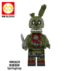 WM6173 FNAF five nights five nights at freddy's Nightmare Freedy Jack O Chica Phantom Foxy Clockwork Ballora Springtrap Jack O Bonnie Nightmare Bonnie mini figures juguetes mini toys building blocks sets Toys for kids