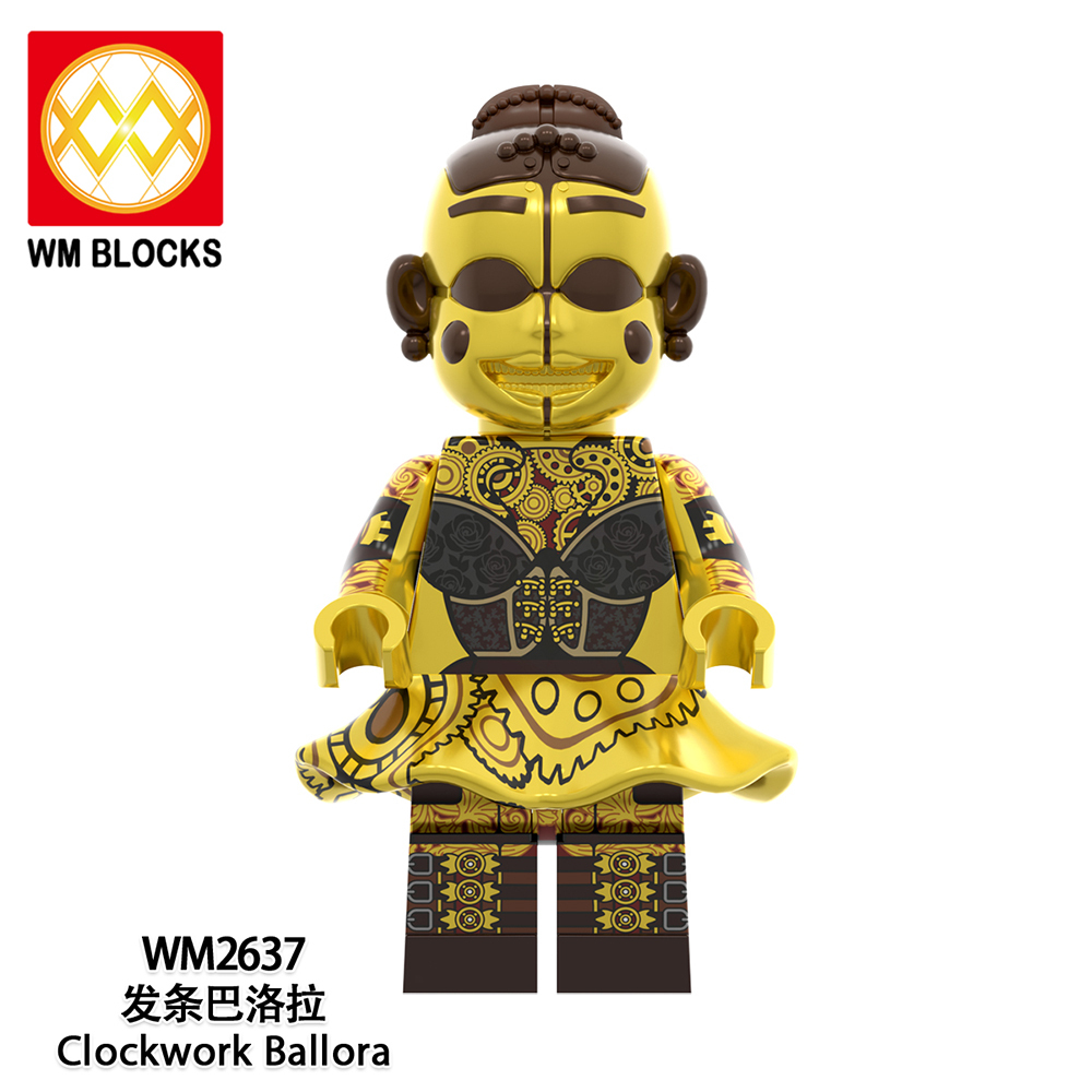 WM6173 FNAF five nights five nights at freddy's Nightmare Freedy Jack O Chica Phantom Foxy Clockwork Ballora Springtrap Jack O Bonnie Nightmare Bonnie mini figures juguetes mini toys building blocks sets Toys for kids