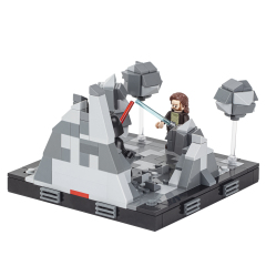 MOC2059-A Lego star wars obi-wan kenobi VS Darth Vader building kit building War scene toys building blocks sets Toys for kids