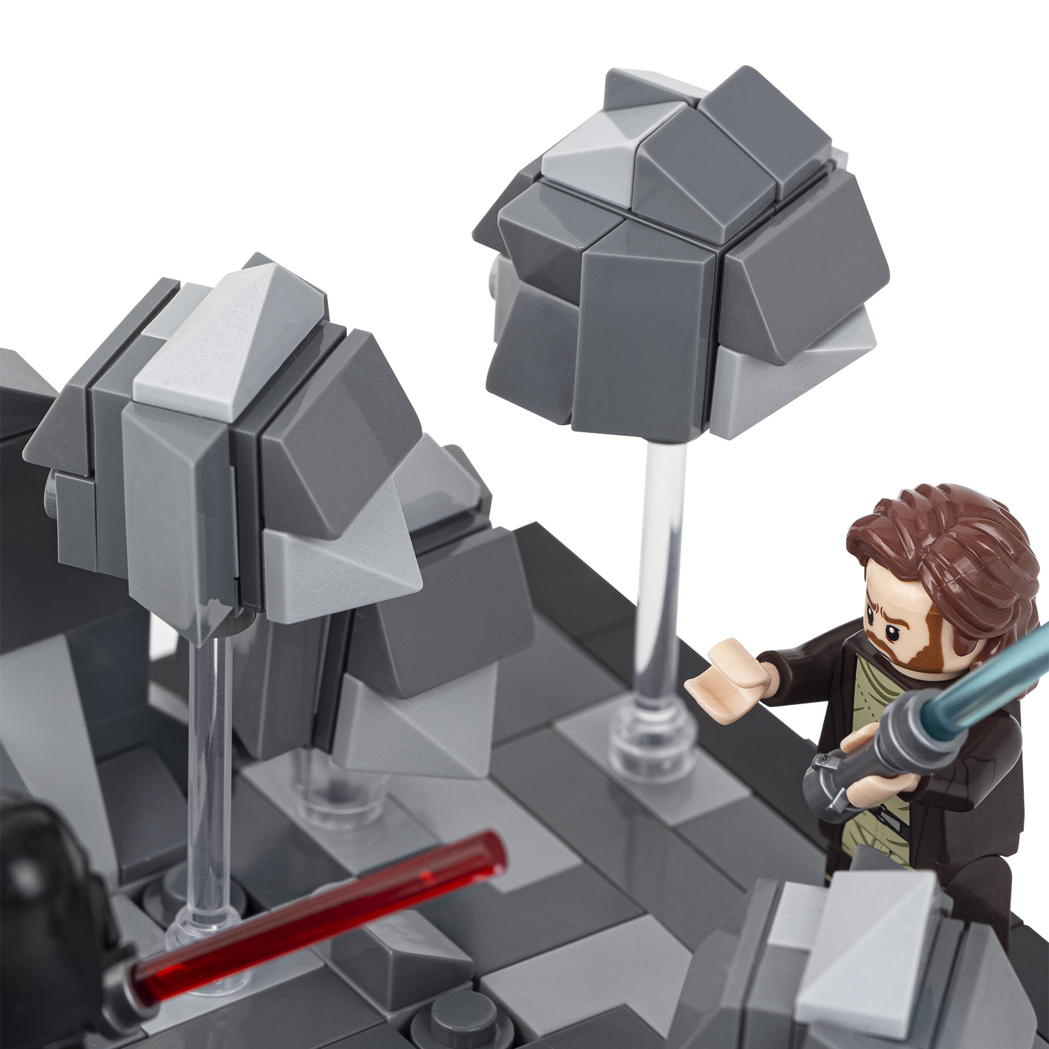MOC2059-A Lego star wars obi-wan kenobi VS Darth Vader building kit building War scene toys building blocks sets Toys for kids