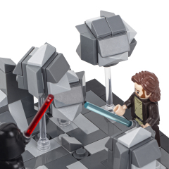 MOC2059-A Lego star wars obi-wan kenobi VS Darth Vader building kit building War scene toys building blocks sets Toys for kids