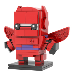 MOC7267 Baymax 150Pcs Big Hero 6 American Animated Film Inflatable Intelligent Robot Square Head Model Building Blocks Gift for Kids Toys