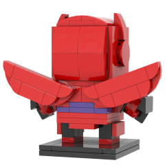 MOC7267 Baymax 150Pcs Big Hero 6 American Animated Film Inflatable Intelligent Robot Square Head Model Building Blocks Gift for Kids Toys