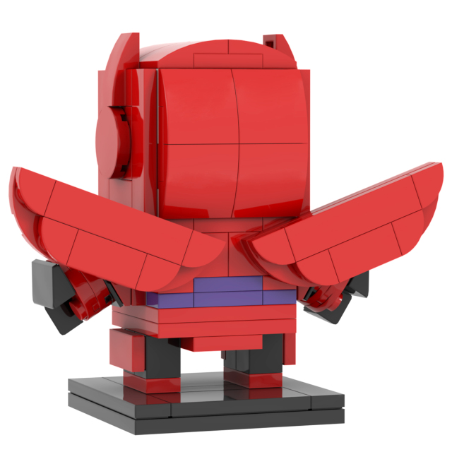MOC7267 Baymax 150Pcs Big Hero 6 American Animated Film Inflatable Intelligent Robot Square Head Model Building Blocks Gift for Kids Toys
