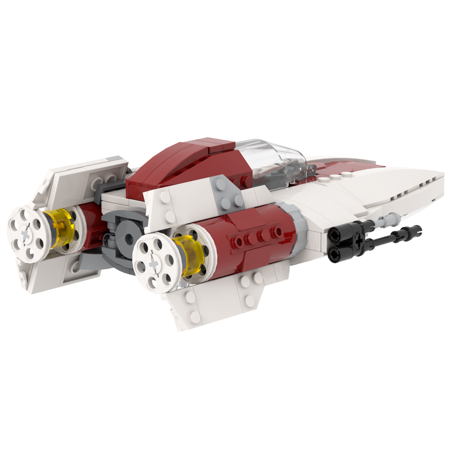 MOC2279 Lego star wars A-wing fighter speeder bike building War scene toys building blocks sets Toys for kids