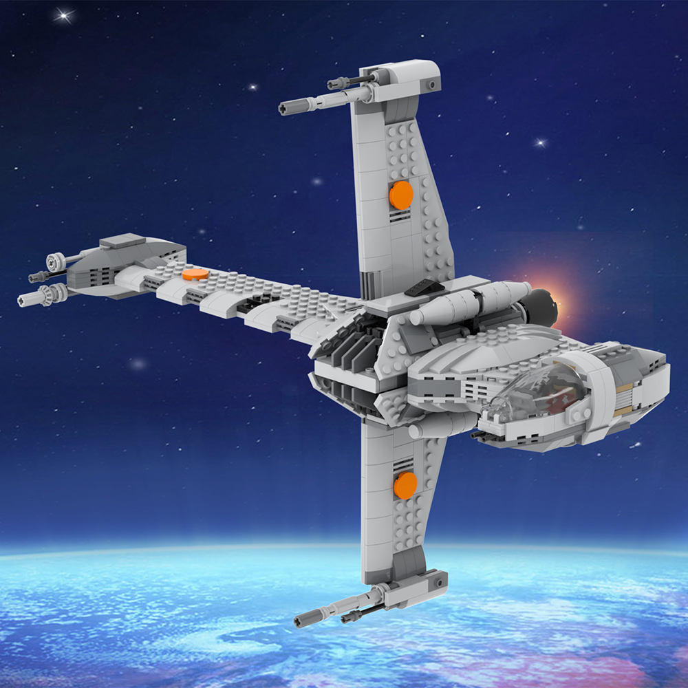 MOC2281 Lego star wars B-Wing speeder bike building War scene toys building blocks sets Toys for kids
