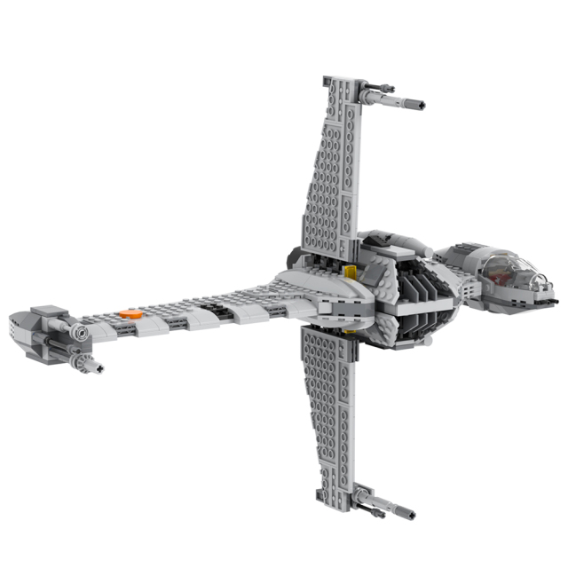 MOC2281 Lego star wars B-Wing speeder bike building War scene toys building blocks sets Toys for kids