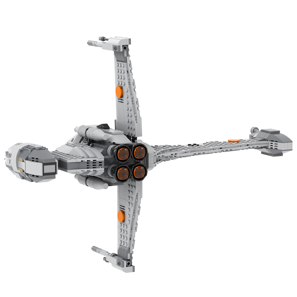 MOC2281 Lego star wars B-Wing speeder bike building War scene toys building blocks sets Toys for kids