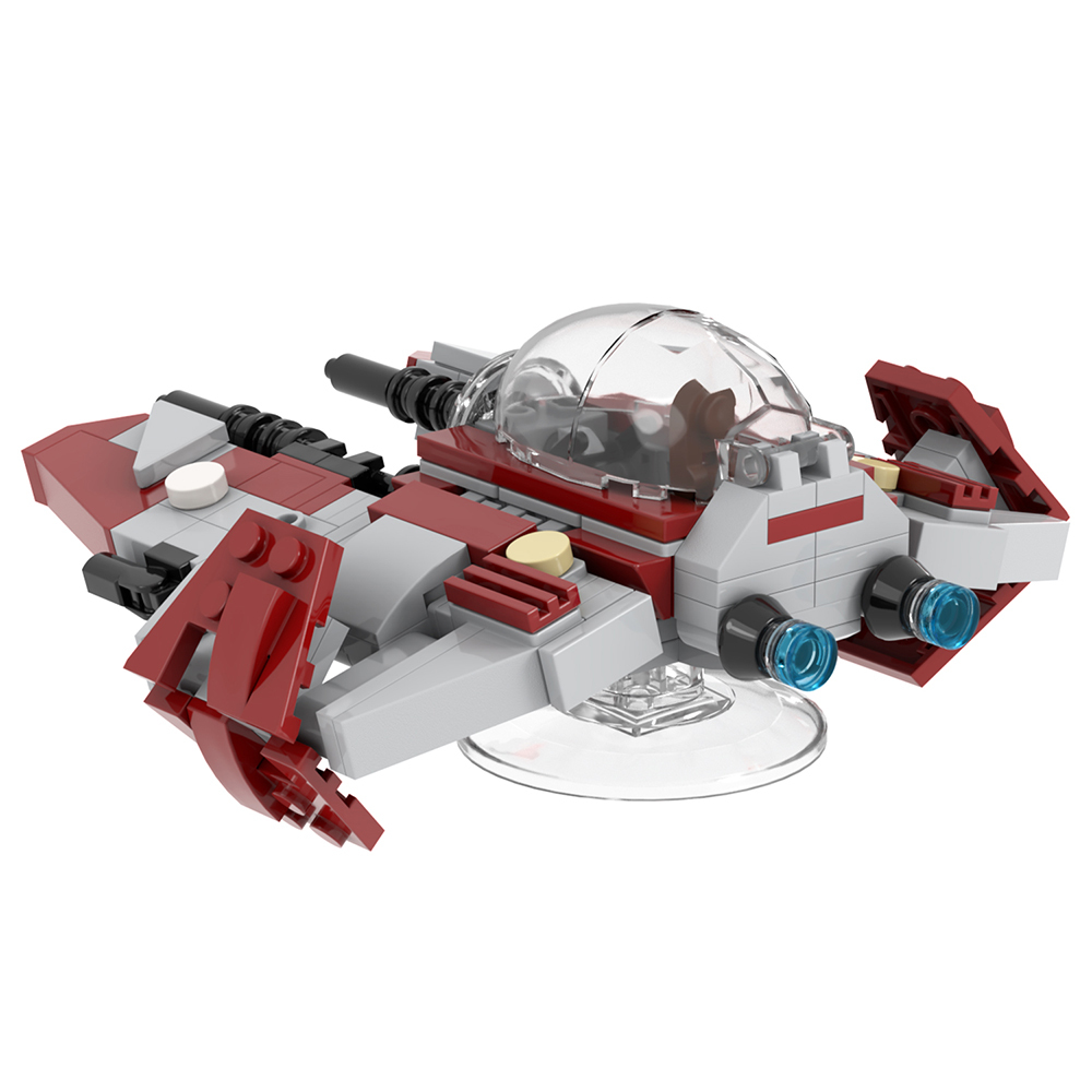 MOC2282 Lego star wars Obi wan kenobi jedi starfighter speeder bike building War scene toys building blocks sets Toys for kids