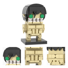 MOC7282-7289  Attack On Titan Anime Colossal Titan The Armored Titan The Female Titan Beast Titan The Cart Titan Agito no kyojin Square Head Collect Building Block Kids Toys