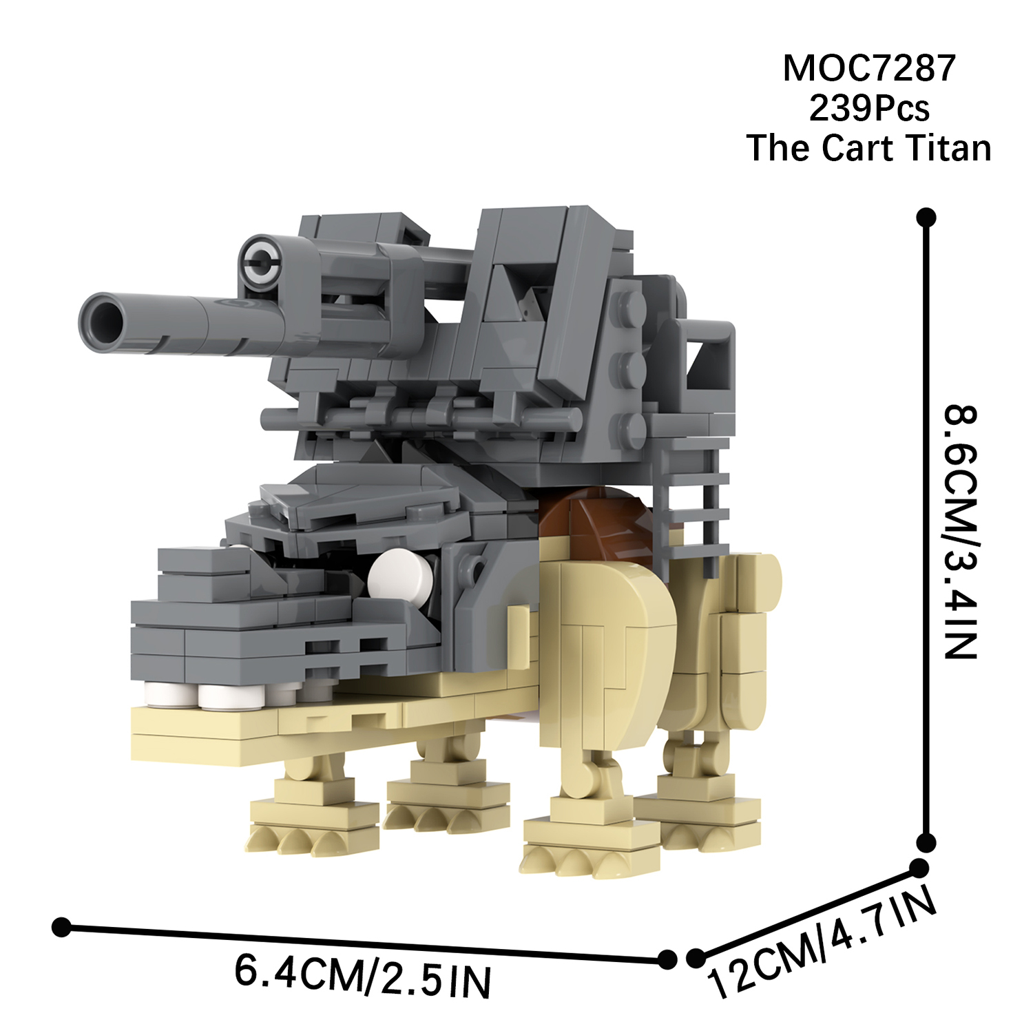 MOC7282-7289  Attack On Titan Anime Colossal Titan The Armored Titan The Female Titan Beast Titan The Cart Titan Agito no kyojin Square Head Collect Building Block Kids Toys