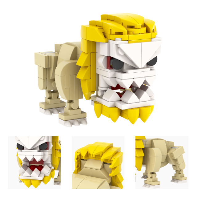 MOC7282-7289  Attack On Titan Anime Colossal Titan The Armored Titan The Female Titan Beast Titan The Cart Titan Agito no kyojin Square Head Collect Building Block Kids Toys