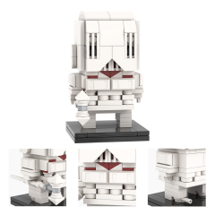 MOC7282-7289  Attack On Titan Anime Colossal Titan The Armored Titan The Female Titan Beast Titan The Cart Titan Agito no kyojin Square Head Collect Building Block Kids Toys