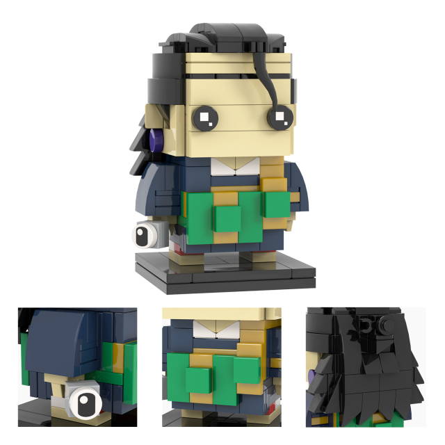 MOC Brickheadz MOC7305 215Pcs Geto Suguru  Educational Model DIY Building Blocks for Kids Toys
