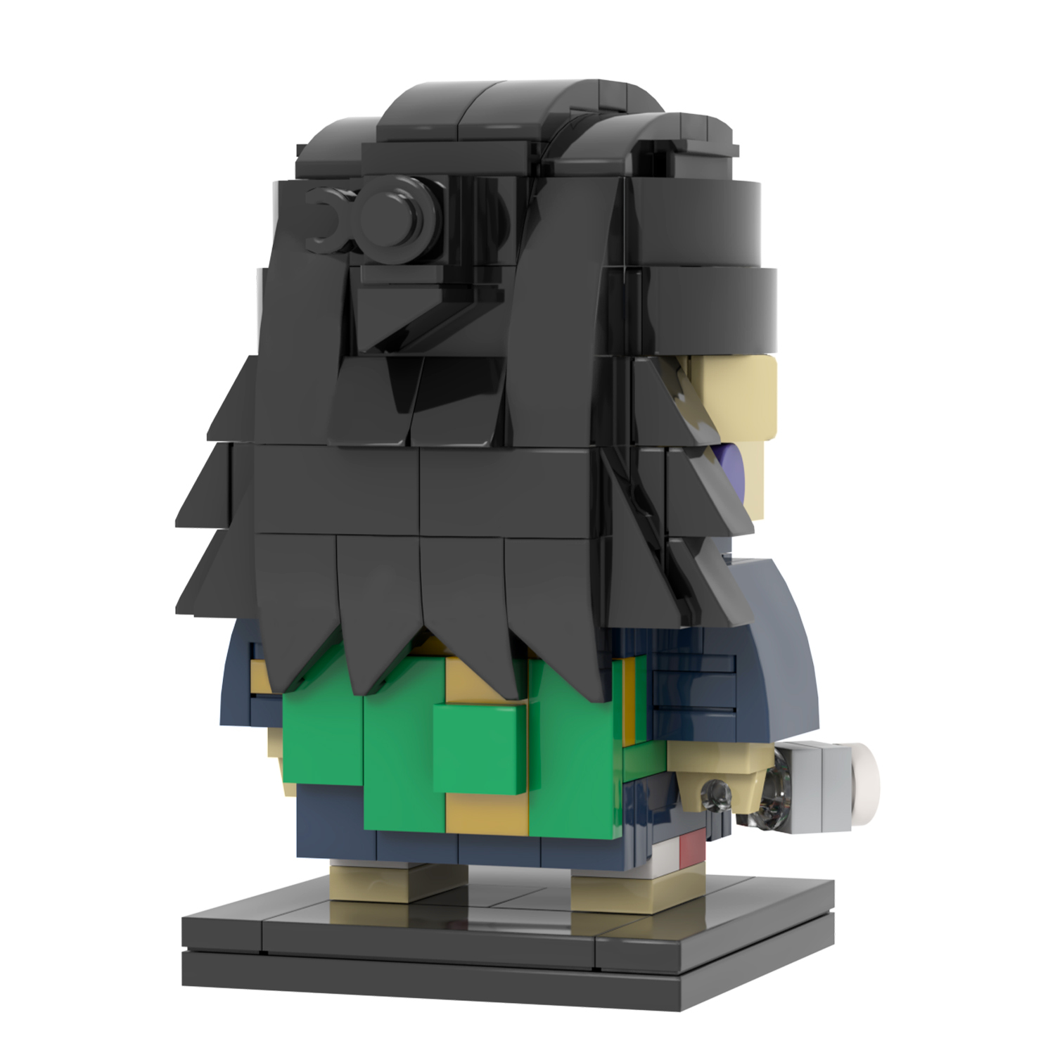 MOC Brickheadz MOC7305 215Pcs Geto Suguru  Educational Model DIY Building Blocks for Kids Toys