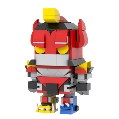 MOC Brickheadz MOC7306 280Pcs Mighty Morphin Power Rangers Educational Model DIY Building Blocks for Kids Toys