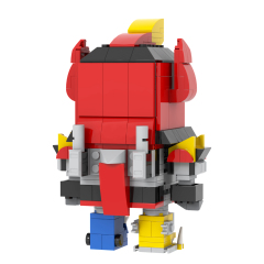 MOC Brickheadz MOC7306 280Pcs Mighty Morphin Power Rangers Educational Model DIY Building Blocks for Kids Toys