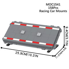 MOC1541 Racing Car Mounts 158Pcs Bricks Creative Compatible Assemble Particle Collect Educational Building Blocks Kids Gift Toys