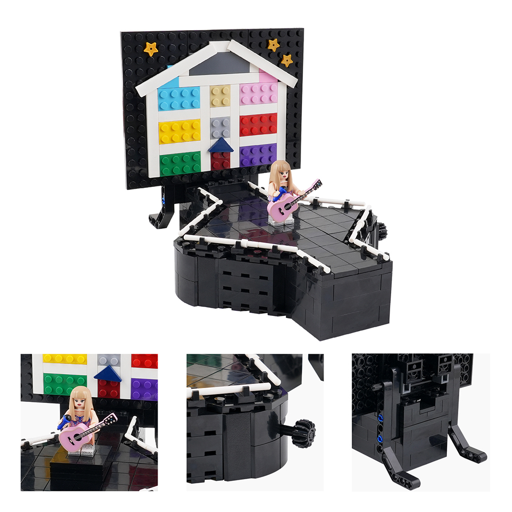 MOC1544 300Pcs The Stage Of The Moldy Times Creation Series Gifts Puzzle Figure DIY Building Block Sets Educational Toys Kids
