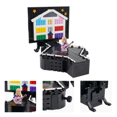 MOC1544 300Pcs The Stage Of The Moldy Times Creation Series Gifts Puzzle Figure DIY Building Block Sets Educational Toys Kids