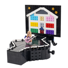 MOC1544 300Pcs The Stage Of The Moldy Times Creation Series Gifts Puzzle Figure DIY Building Block Sets Educational Toys Kids