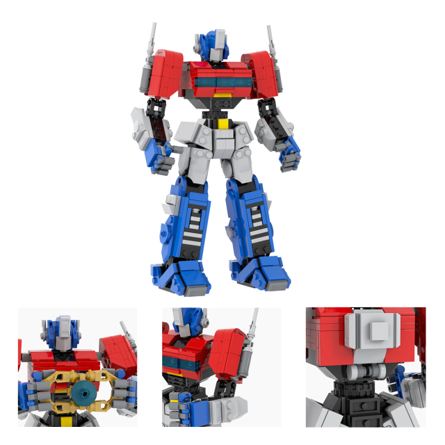 MOC Bricks Creative Movie Figures MOC1576 501Pcs Orion Pax Children Juguetes DIY Building Block Sets Kids Toys