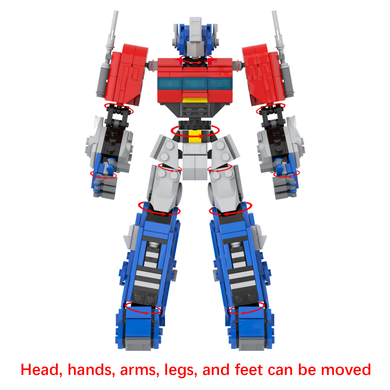 MOC Bricks Creative Movie Figures MOC1576 501Pcs Orion Pax Children Juguetes DIY Building Block Sets Kids Toys