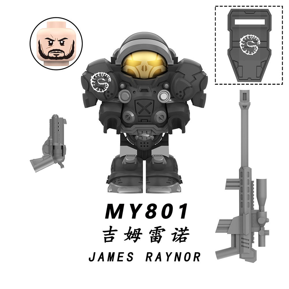 MY801-MY805 JAMES RAYNOR TYCHUS MARINE LT MORALES mini figures juguetes mini toys building blocks sets Toys for kids