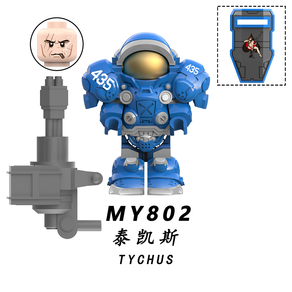 MY801-MY805 JAMES RAYNOR TYCHUS MARINE LT MORALES mini figures juguetes mini toys building blocks sets Toys for kids