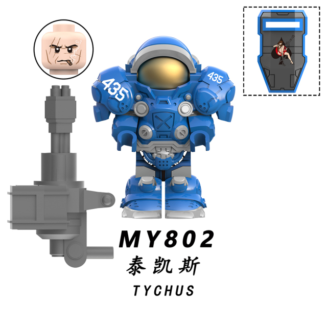 MY801-MY805 JAMES RAYNOR TYCHUS MARINE LT MORALES mini figures juguetes mini toys building blocks sets Toys for kids