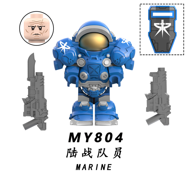 MY801-MY805 JAMES RAYNOR TYCHUS MARINE LT MORALES mini figures juguetes mini toys building blocks sets Toys for kids