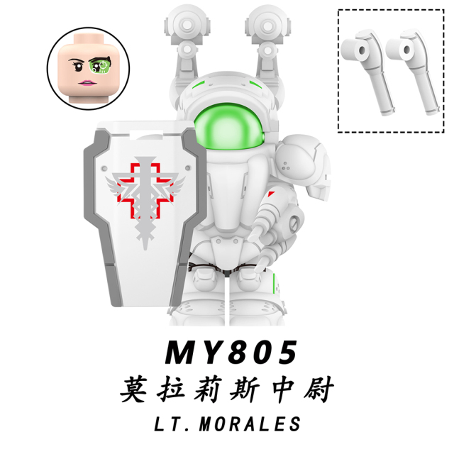 MY801-MY805 JAMES RAYNOR TYCHUS MARINE LT MORALES mini figures juguetes mini toys building blocks sets Toys for kids