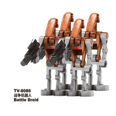 TV6111 Star Wars Movie Battle Droid IG-100 MagnaGuard General-Grievous Plastic Building Blocks Kids Toys