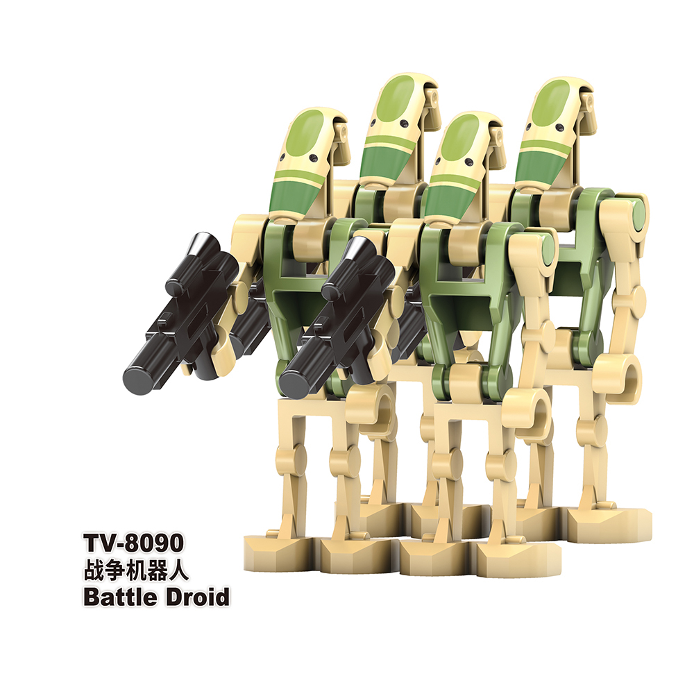 TV6111 Star Wars Movie Battle Droid IG-100 MagnaGuard General-Grievous Plastic Building Blocks Kids Toys