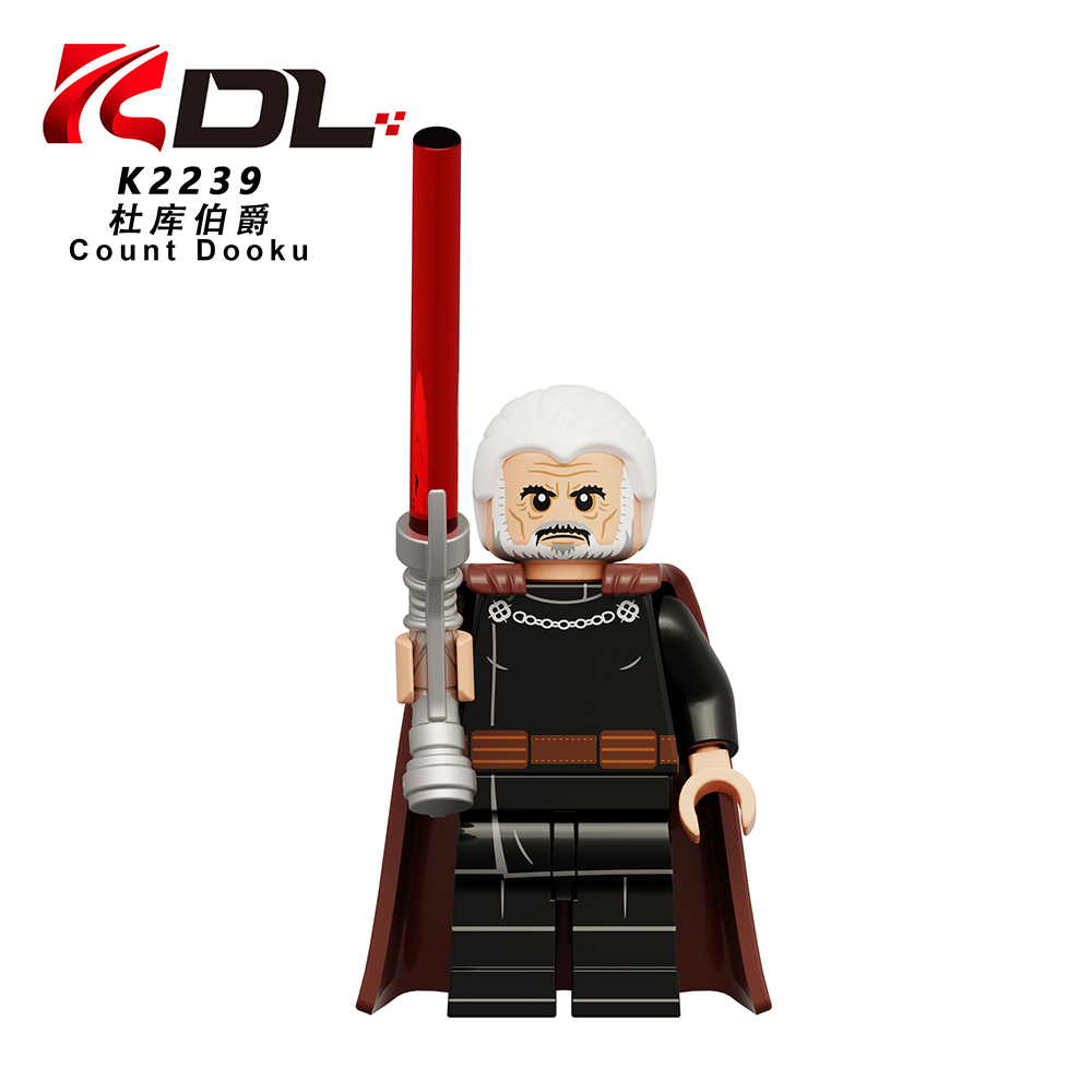 KDL836 Star War Movie Character  stormtrooper count dooku praetorian guard Sister Wars Mini Bricks Building Block Figure Kids Educational Toys Juguete