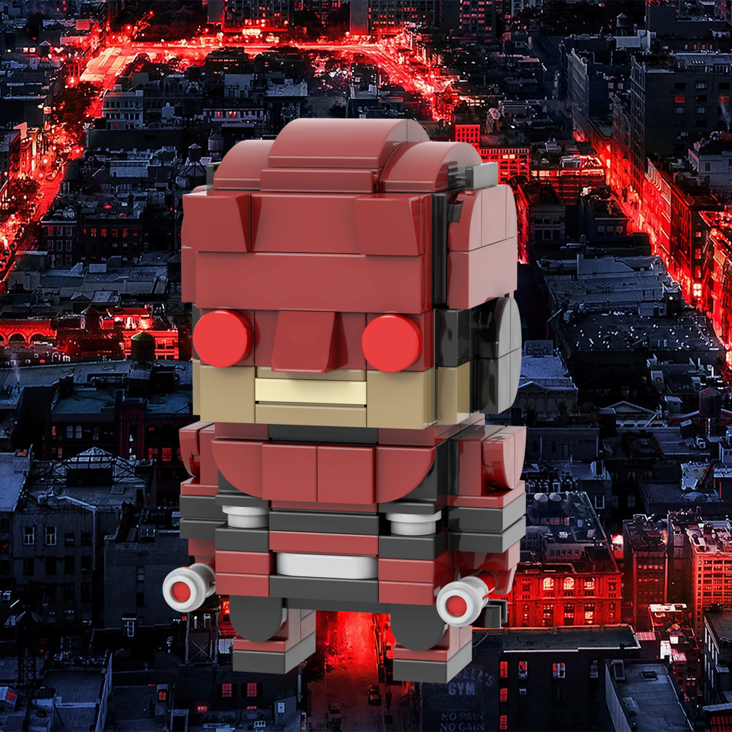 MOC7330-7336 Daredevil Kingpin Pinisher Marvel Super Heroes Movie Character Assemble Collect DIY Plastic Building Blocks Kids Gift Toys