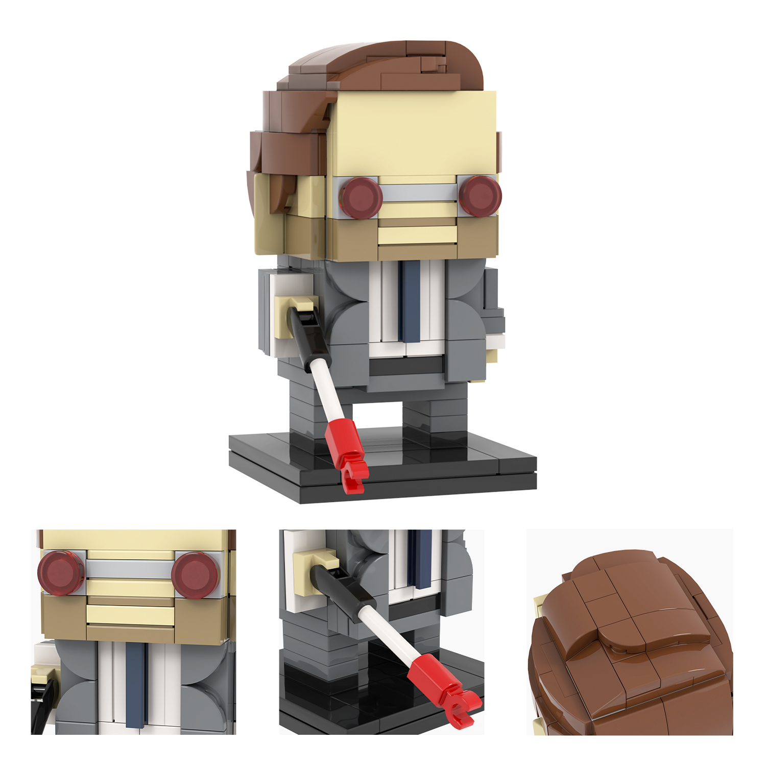 MOC7330-7336 Daredevil Kingpin Pinisher Marvel Super Heroes Movie Character Assemble Collect DIY Plastic Building Blocks Kids Gift Toys
