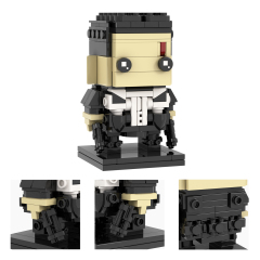 MOC7330-7336 Daredevil Kingpin Pinisher Marvel Super Heroes Movie Character Assemble Collect DIY Plastic Building Blocks Kids Gift Toys