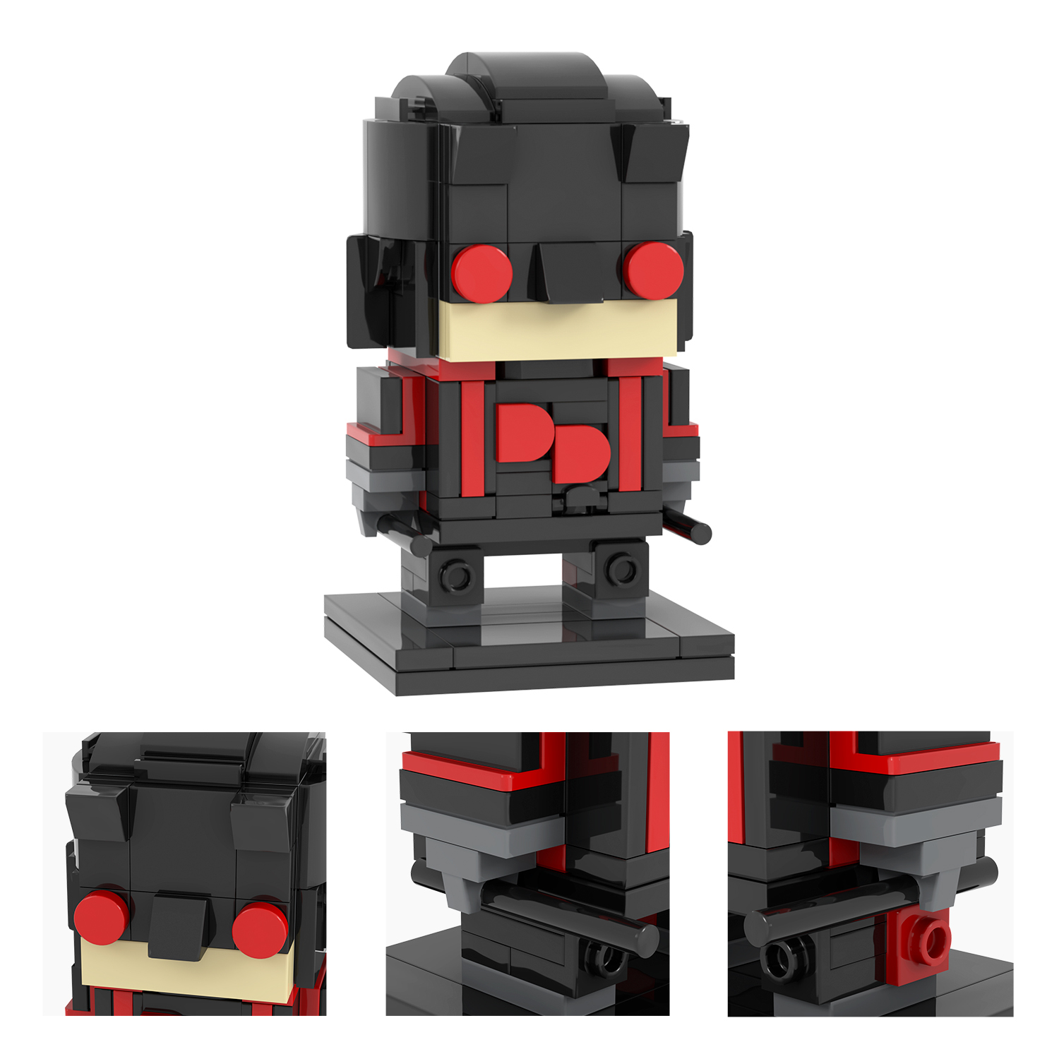 MOC7330-7336 Daredevil Kingpin Pinisher Marvel Super Heroes Movie Character Assemble Collect DIY Plastic Building Blocks Kids Gift Toys