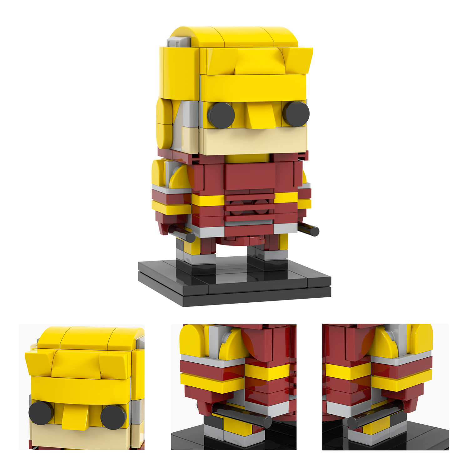 MOC7330-7336 Daredevil Kingpin Pinisher Marvel Super Heroes Movie Character Assemble Collect DIY Plastic Building Blocks Kids Gift Toys