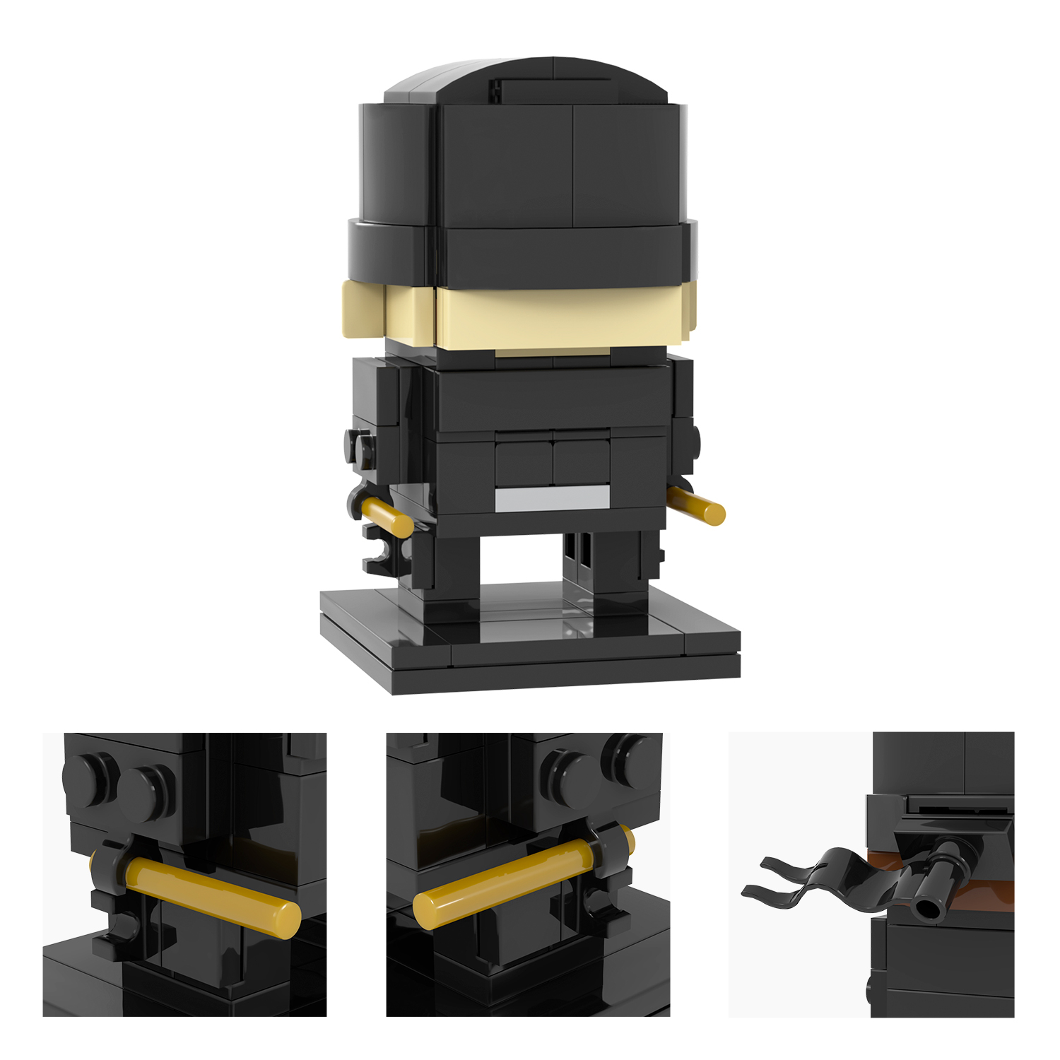 MOC7330-7336 Daredevil Kingpin Pinisher Marvel Super Heroes Movie Character Assemble Collect DIY Plastic Building Blocks Kids Gift Toys