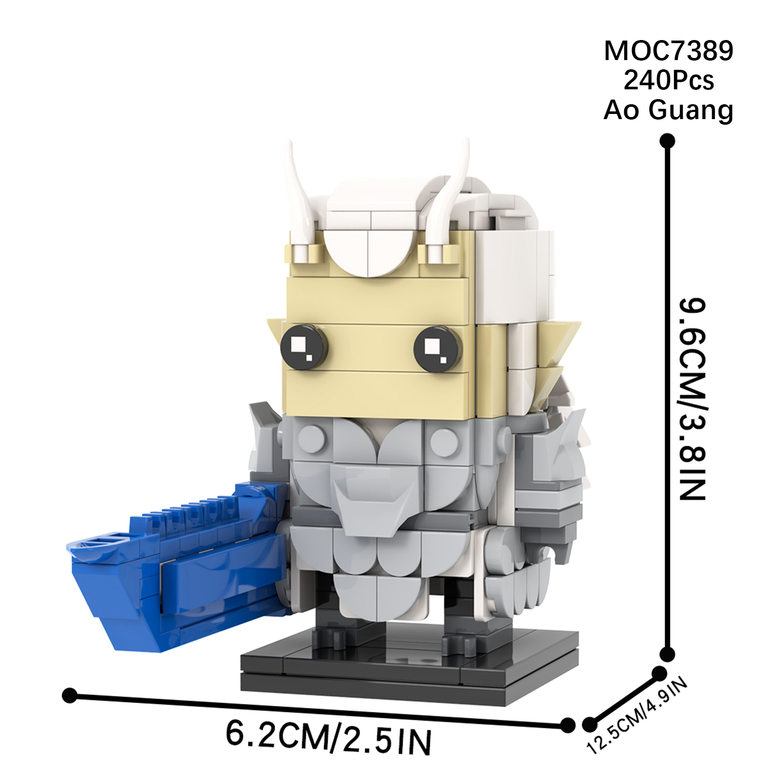 MOC7383-7390 Chinese Myths and Legends Characters in Ancient Shiji Niangniang Ne Zha Aobing Aoguang Shen Gong Leopard Square Head Bricks Kids Gift Toys