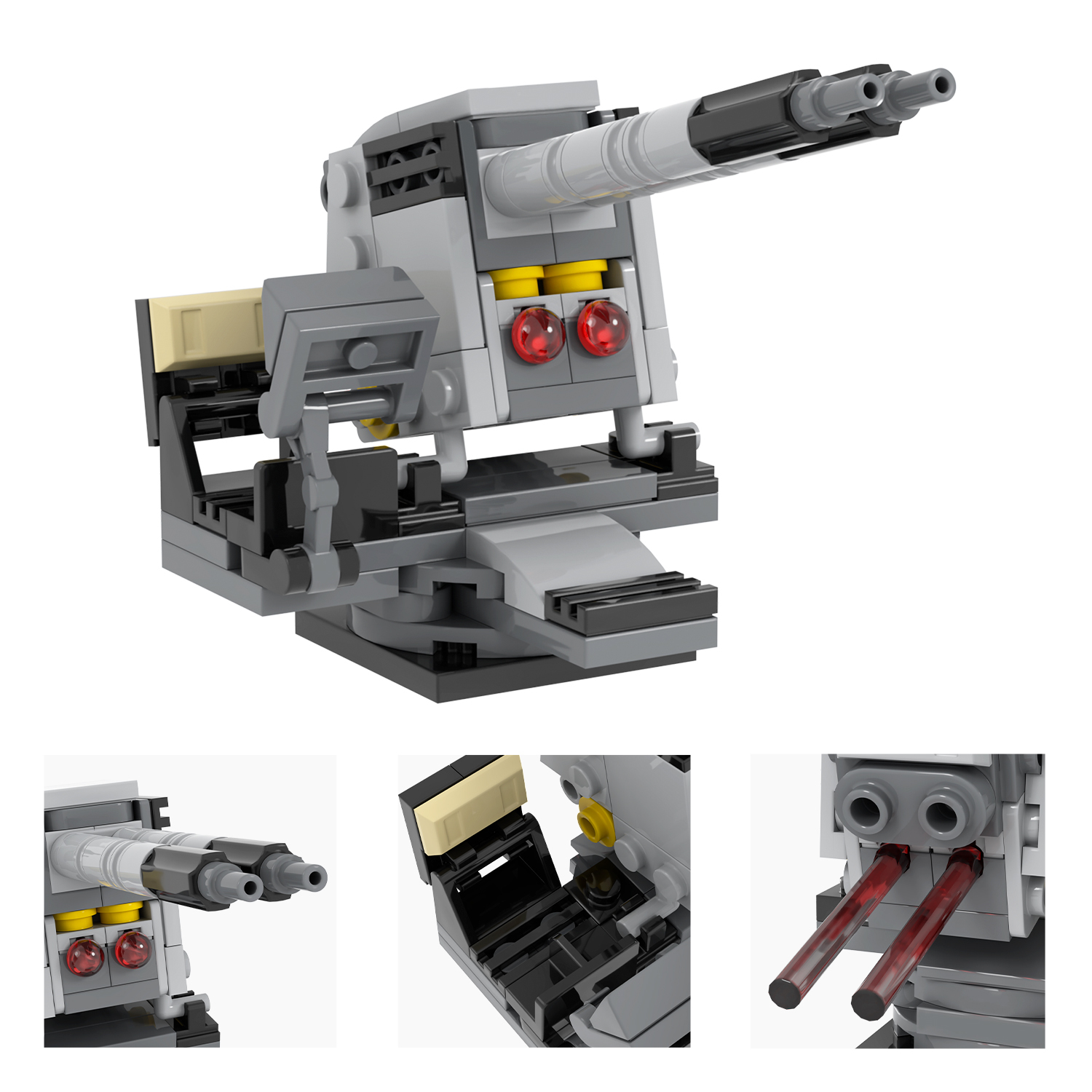 MOC2300 Lego star wars Republic Anti Aircraft Turrets building War scene toys building blocks sets Toys for kids