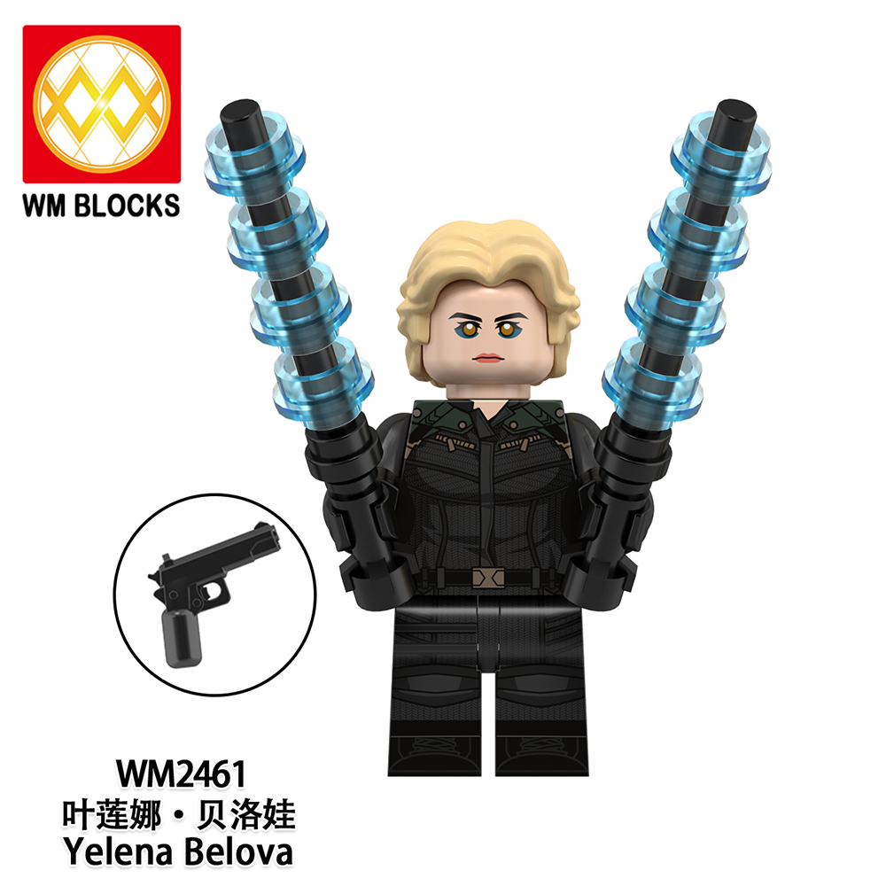 WM6151 DC Marvel superhero Sentry winter soldier yelena belova USA agent  taskmaster red guardian ghost mini figures juguetes mini toys building blocks sets Toys for kids