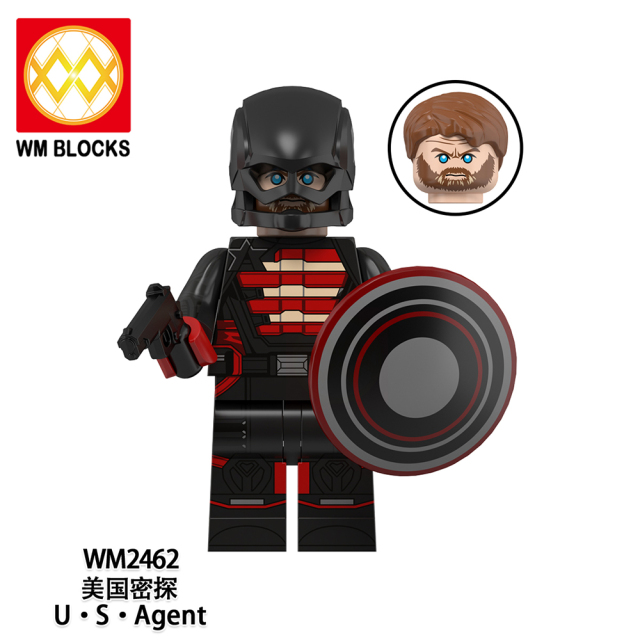 WM6151 DC Marvel superhero Sentry winter soldier yelena belova USA agent  taskmaster red guardian ghost mini figures juguetes mini toys building blocks sets Toys for kids