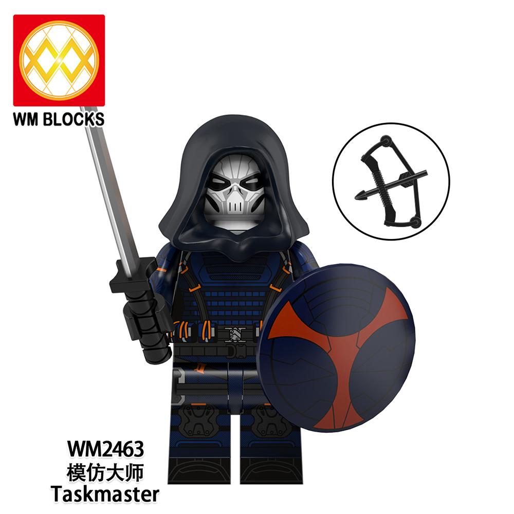WM6151 DC Marvel superhero Sentry winter soldier yelena belova USA agent  taskmaster red guardian ghost mini figures juguetes mini toys building blocks sets Toys for kids