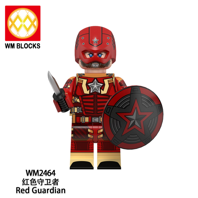 WM6151 DC Marvel superhero Sentry winter soldier yelena belova USA agent  taskmaster red guardian ghost mini figures juguetes mini toys building blocks sets Toys for kids