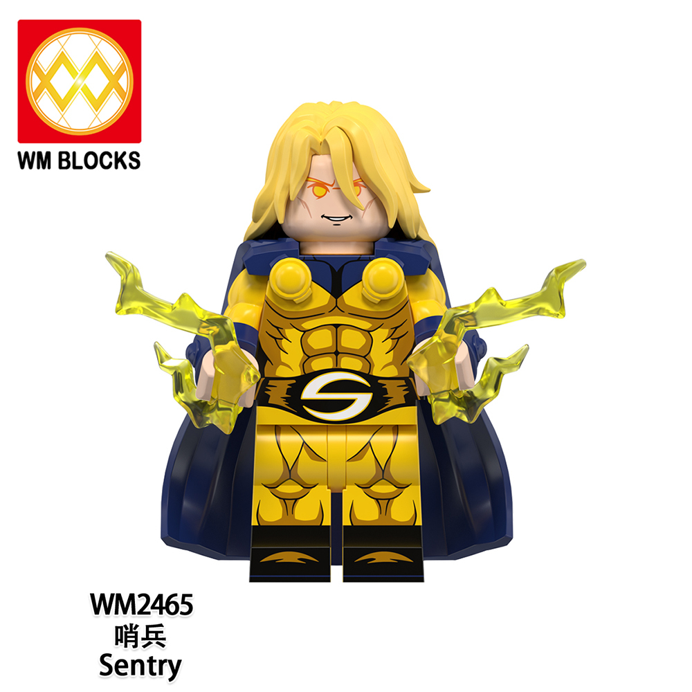 WM6151 DC Marvel superhero Sentry winter soldier yelena belova USA agent  taskmaster red guardian ghost mini figures juguetes mini toys building blocks sets Toys for kids
