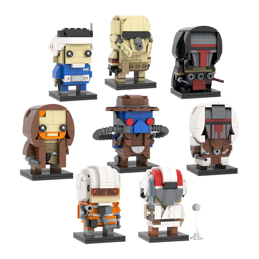 MOC2302-MOC2309 Lego star wars building Shoretrooper darth revan  revan BrickHeadz War scene toys building blocks sets Toys for kids