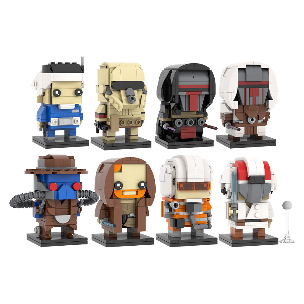 MOC2302-MOC2309 Lego star wars building Shoretrooper darth revan  revan BrickHeadz War scene toys building blocks sets Toys for kids